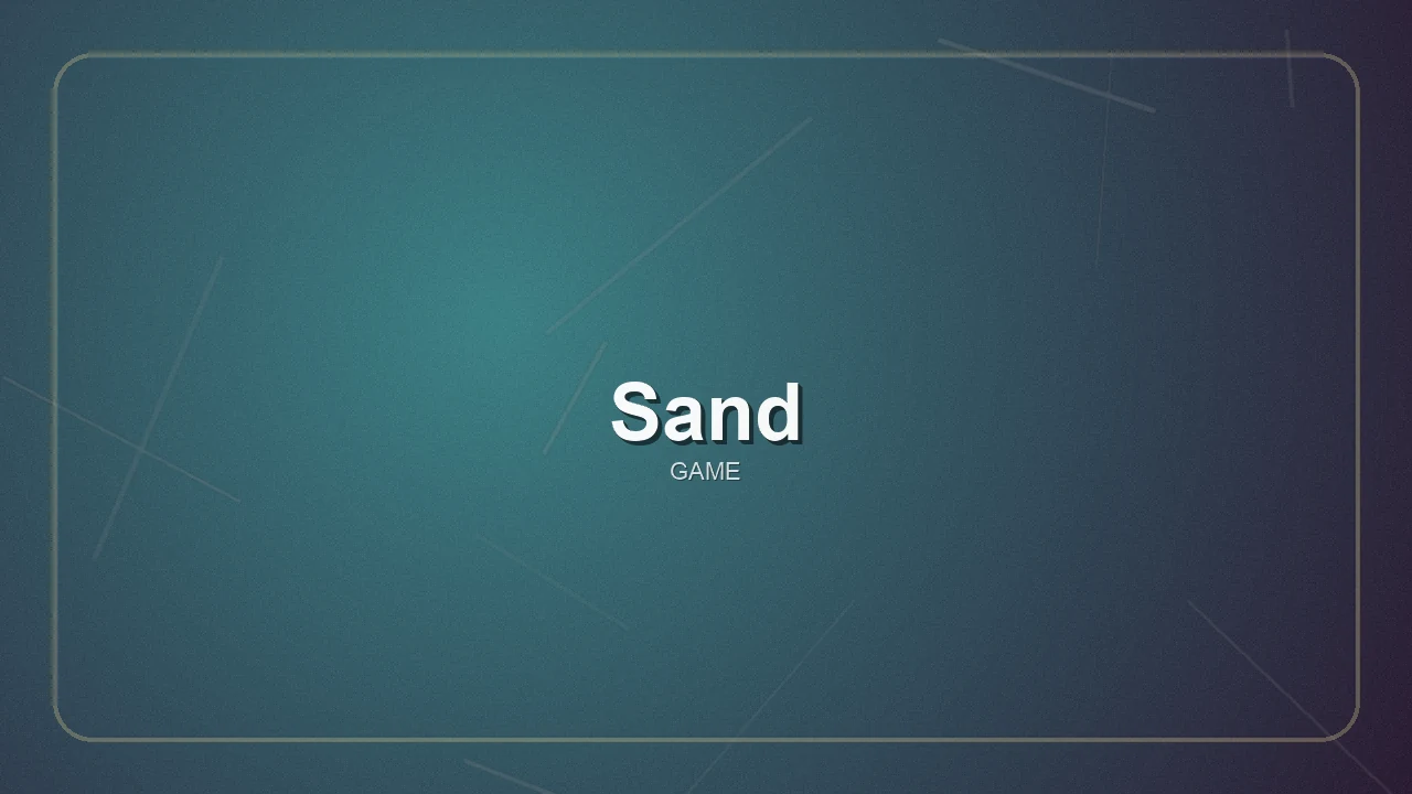 Sand