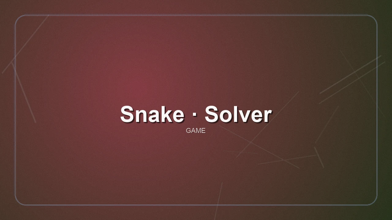 Snake-Solver