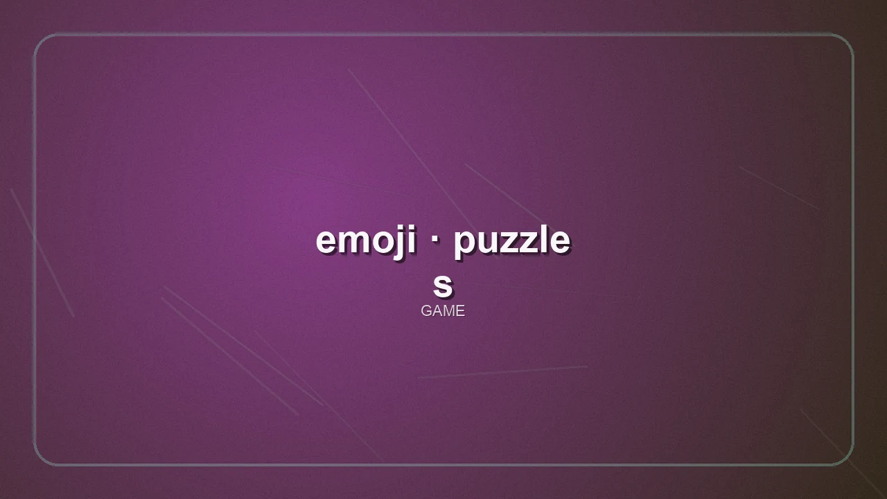 emoji-puzzles