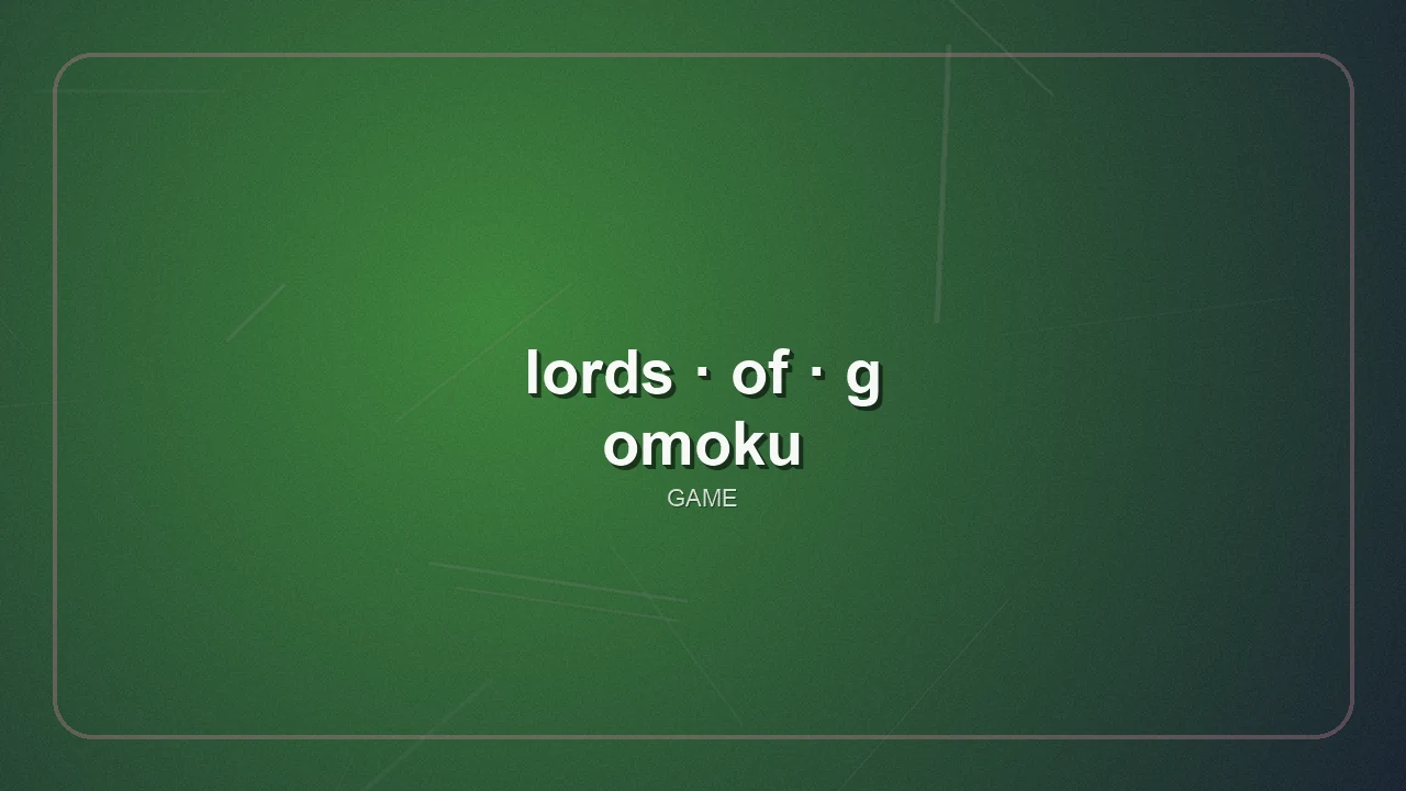 lords-of-gomoku