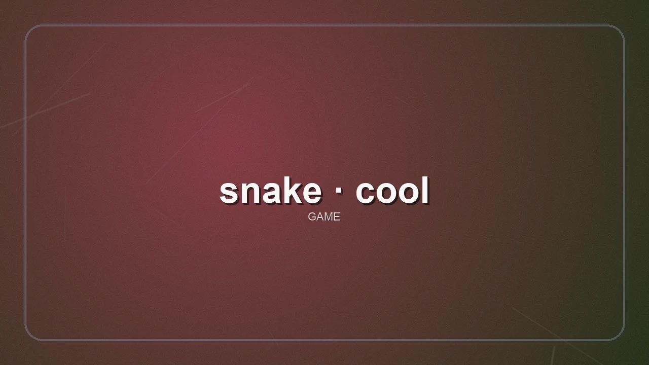snake-cool