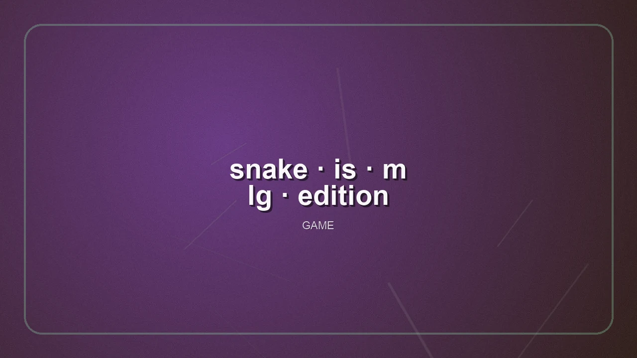 snake-is-mlg-edition