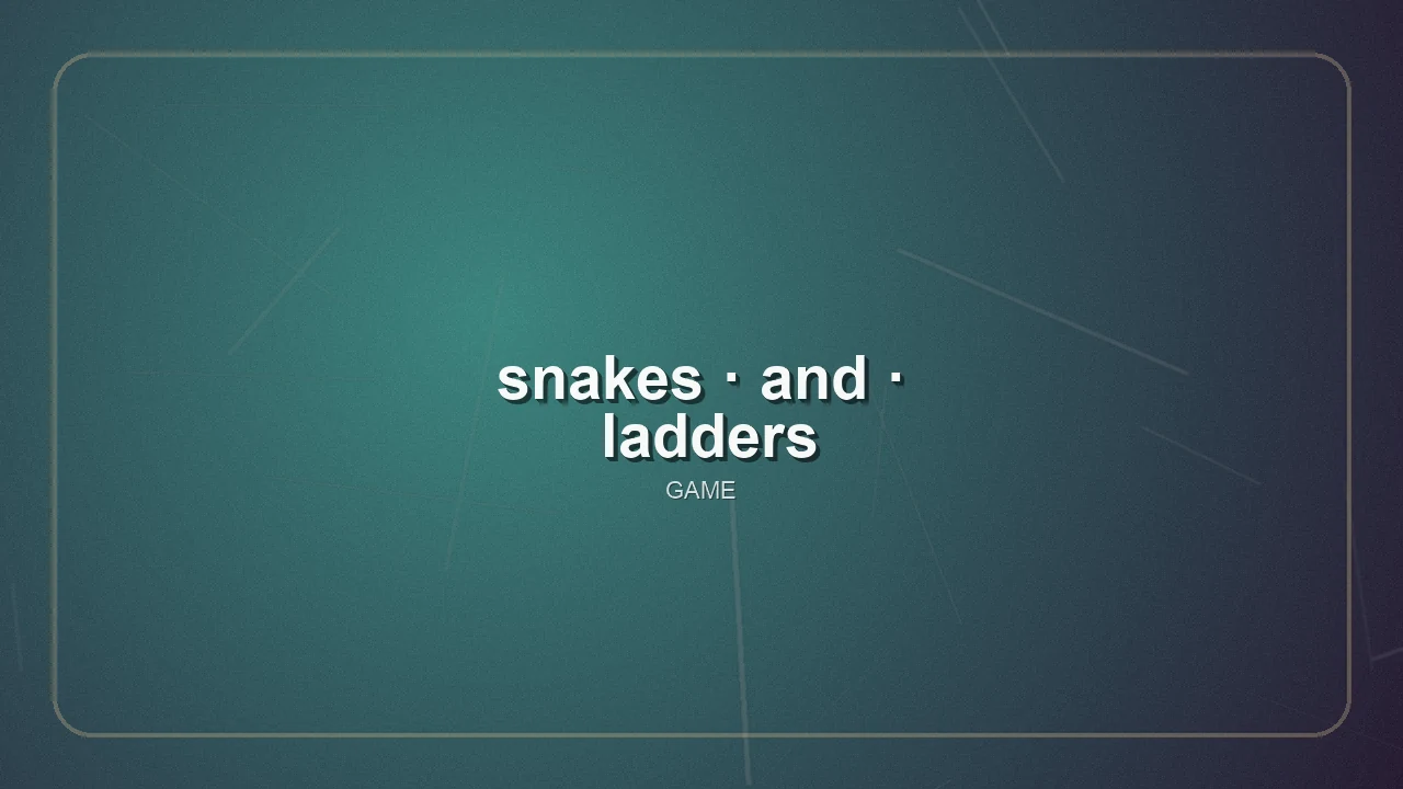 snakes-and-ladders